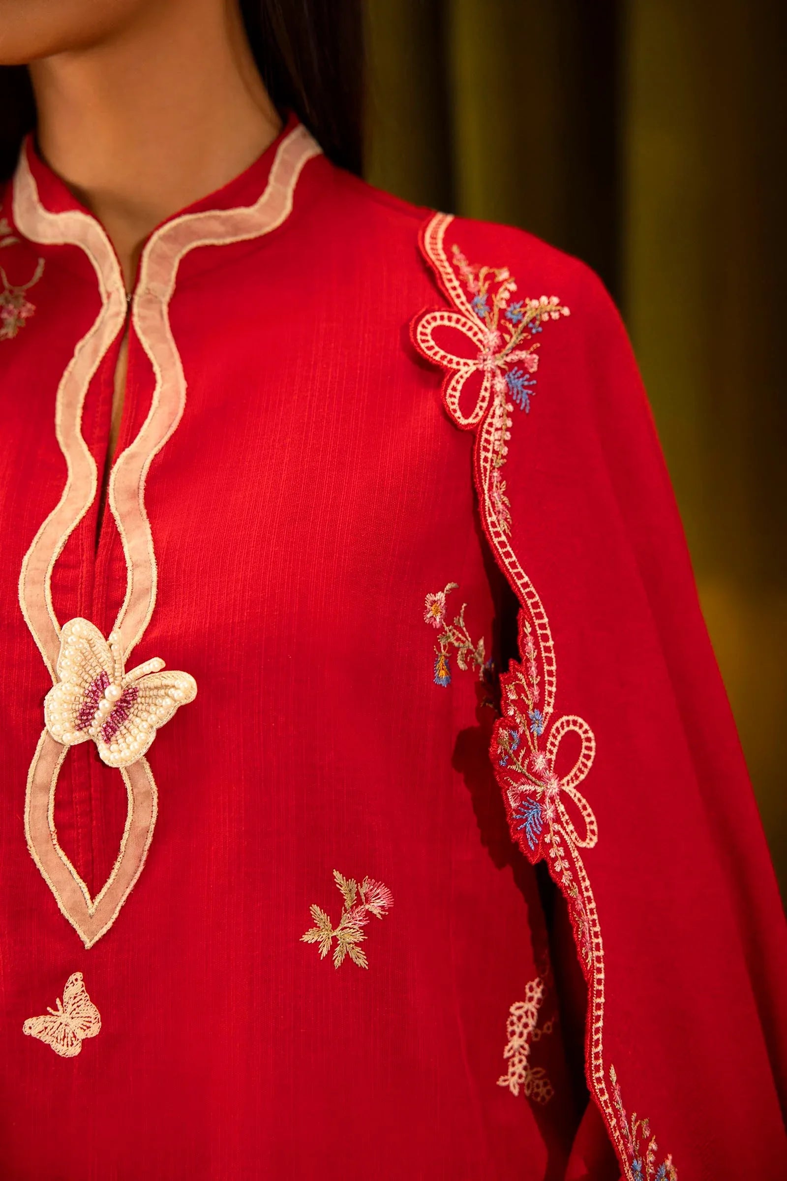 Sana Safinaz | Muzlin Winter 25 | 012B - Rang-e-Khaas