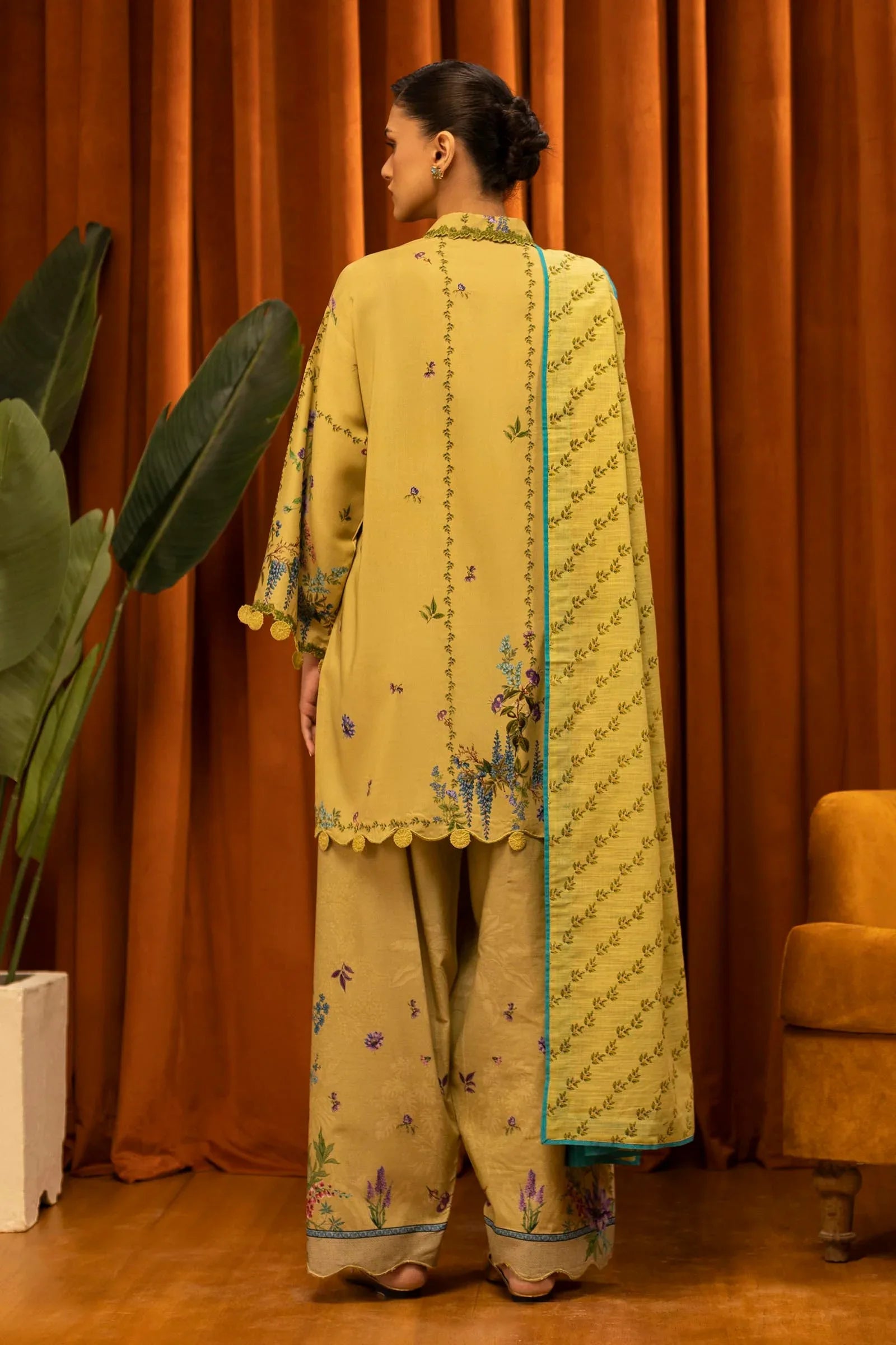 Sana Safinaz | Muzlin Winter 25 | 013A - Rang-e-Khaas