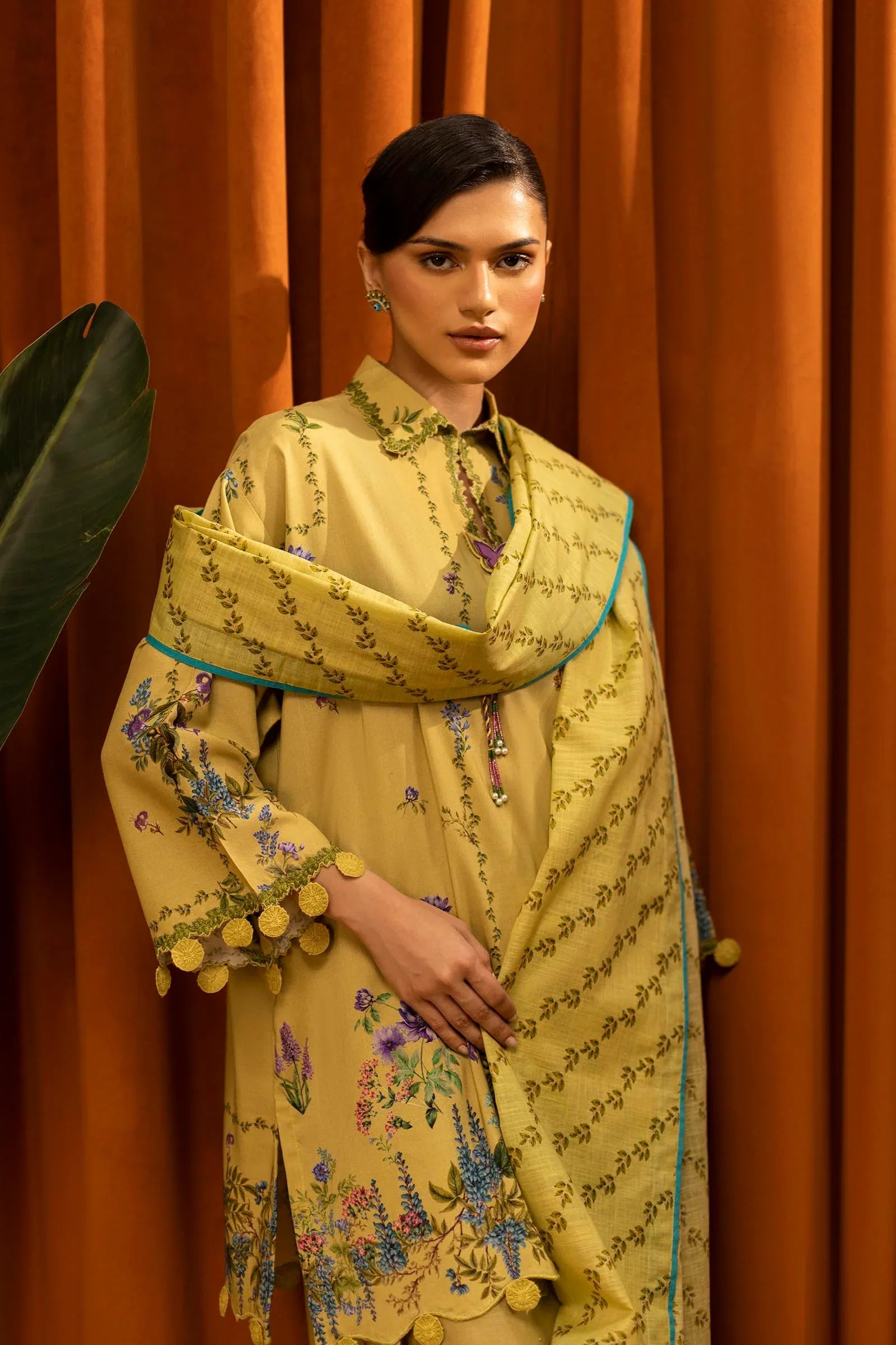 Sana Safinaz | Muzlin Winter 25 | 013A - Rang-e-Khaas