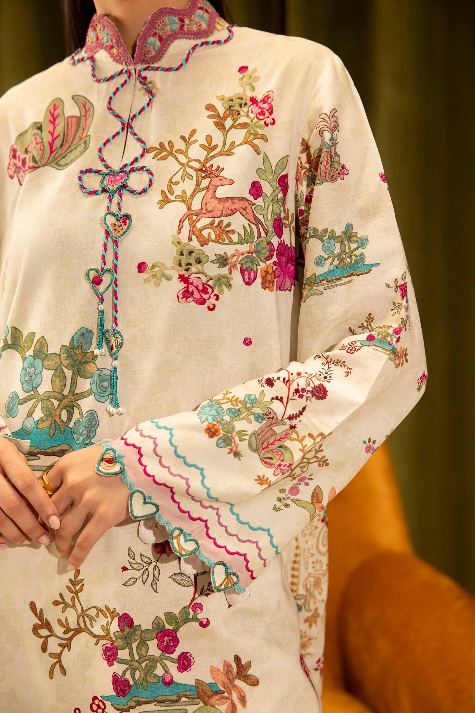 Sana Safinaz | Muzlin Winter 25 | 014A - Rang-e-Khaas