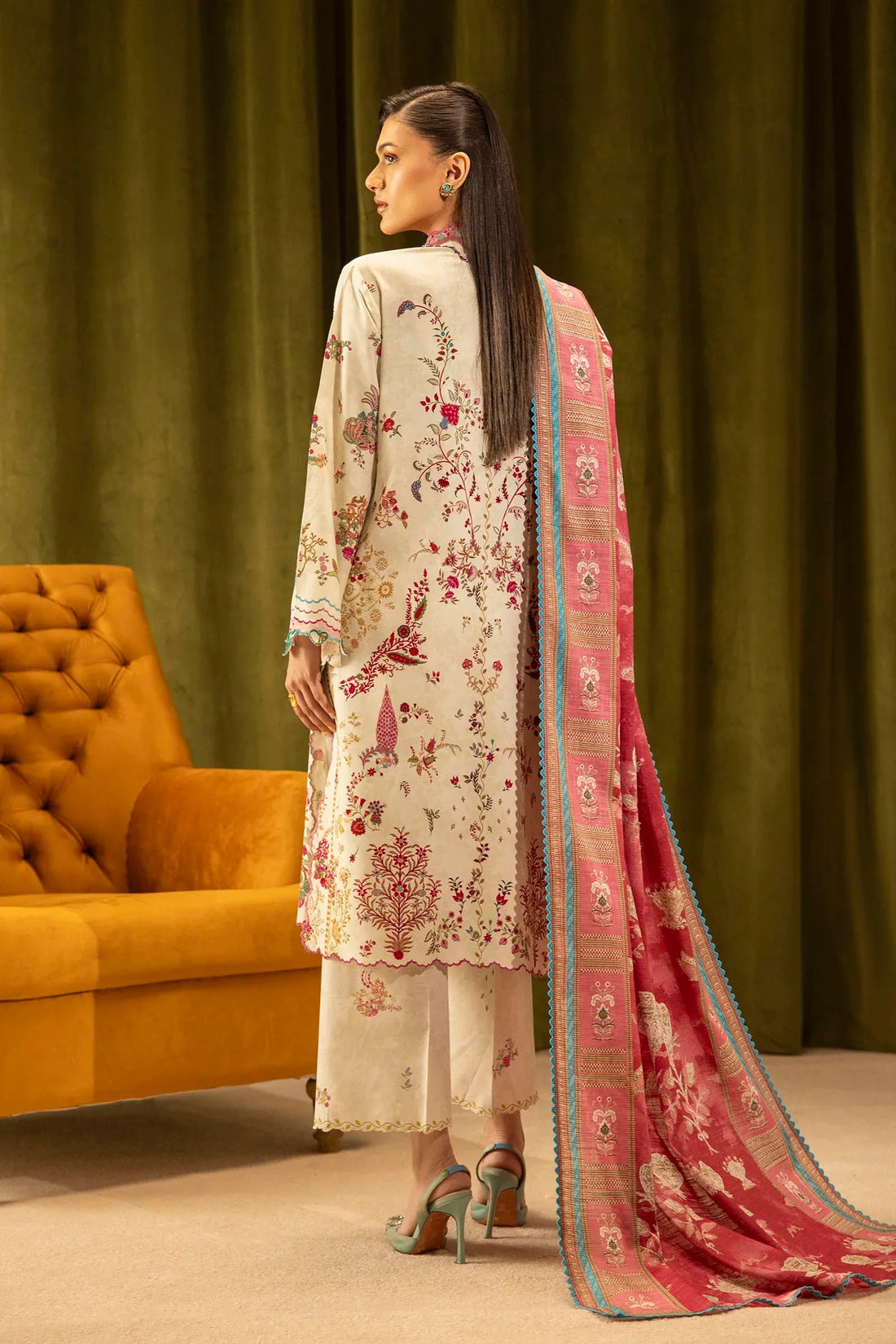 Sana Safinaz | Muzlin Winter 25 | 014A - Rang-e-Khaas