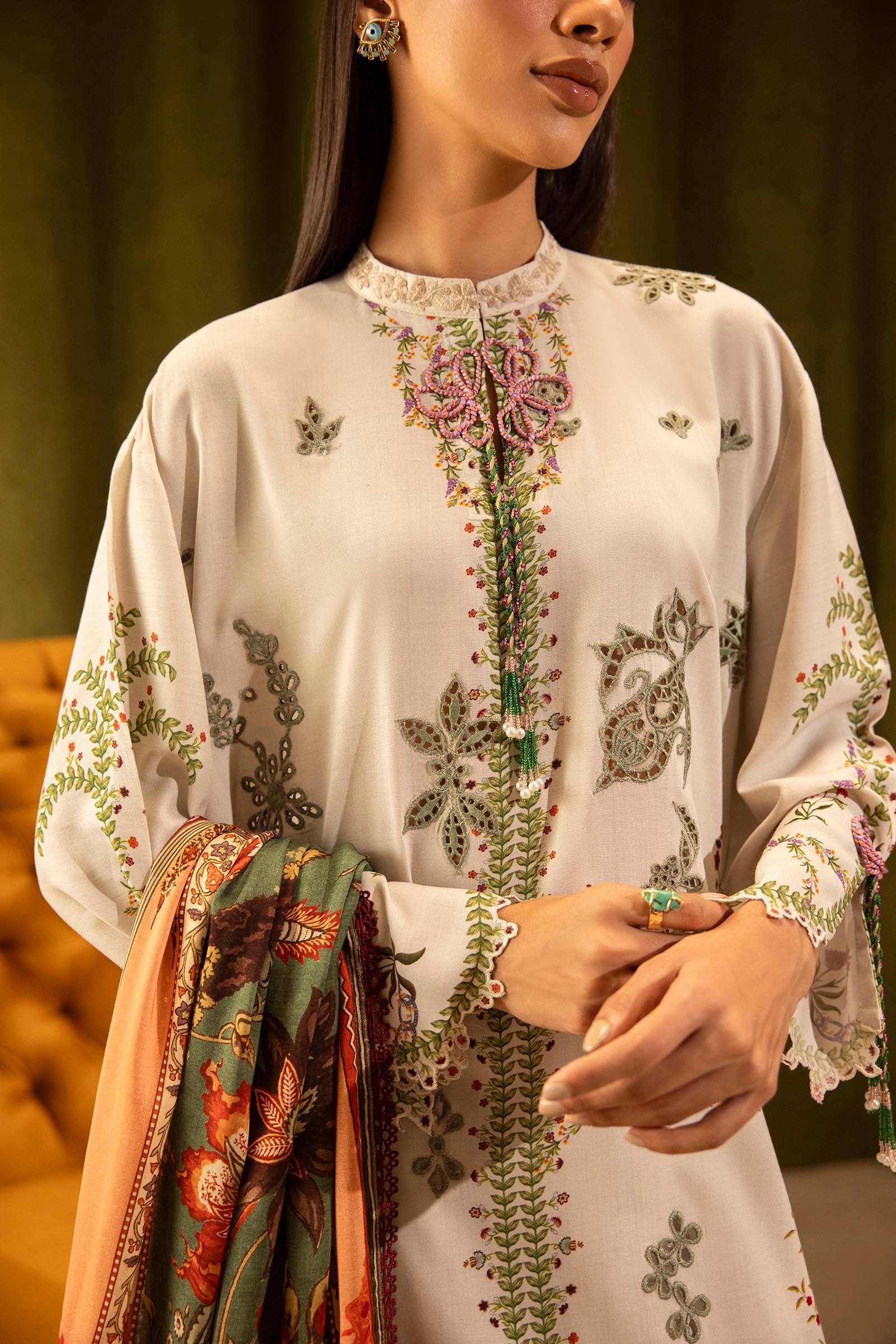 Sana Safinaz | Muzlin Winter 25 | 015A - Rang-e-Khaas