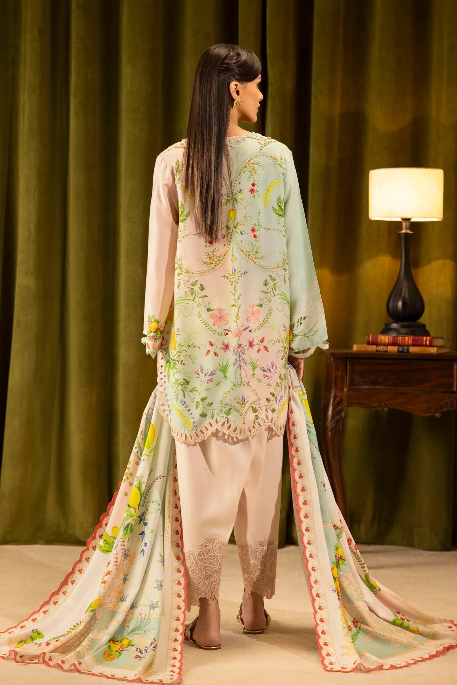 Sana Safinaz | Muzlin Winter 25 | 017A - Rang-e-Khaas