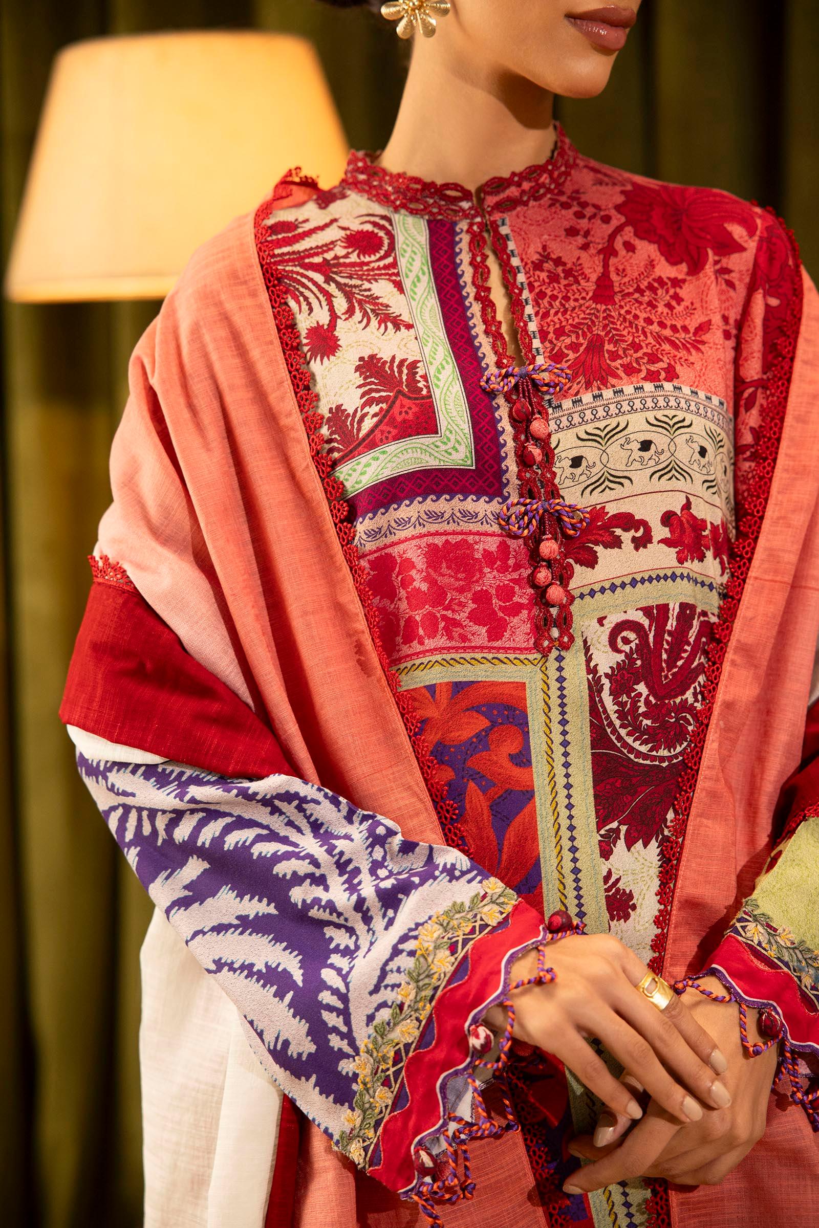Sana Safinaz | Muzlin Winter 25 | 018A - Rang-e-Khaas