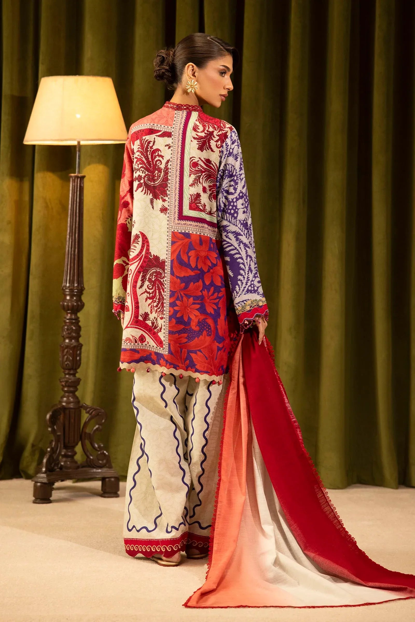 Sana Safinaz | Muzlin Winter 25 | 018A - Rang-e-Khaas
