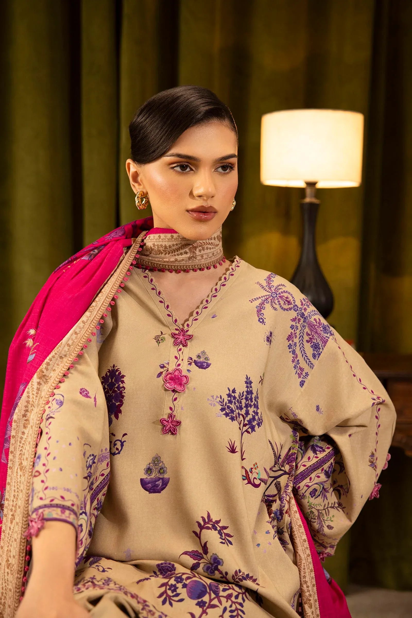 Sana Safinaz | Muzlin Winter 25 | 019A - Rang-e-Khaas