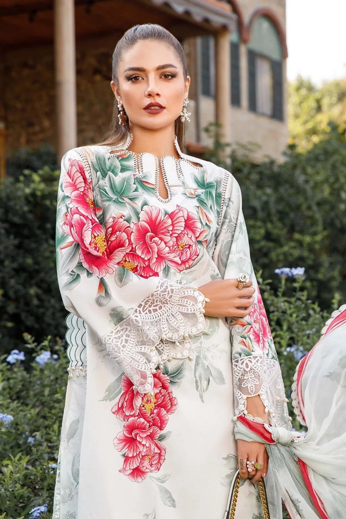 MARIA B DIGITAL LAWN 96040a - Rang-e-Khaas