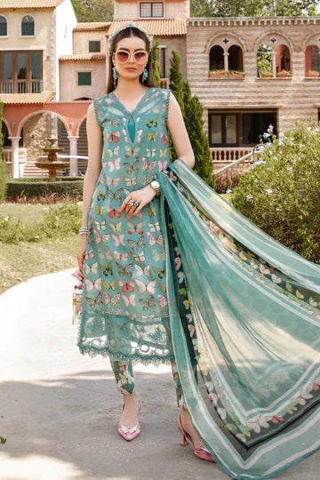 MARIA B DIGITAL LAWN D-96039 B - Rang-e-Khaas