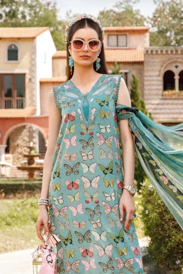 MARIA B DIGITAL LAWN D-96039 B - Rang-e-Khaas