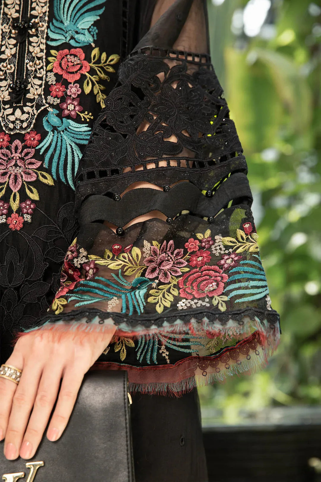 MARIA B EID LAWN COLLECTION EL-23-04-Black - Rang-e-Khaas