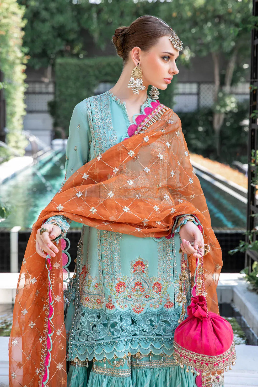 MARIA B EID LAWN COLLECTION EL-23-05-Sea Green - Rang-e-Khaas