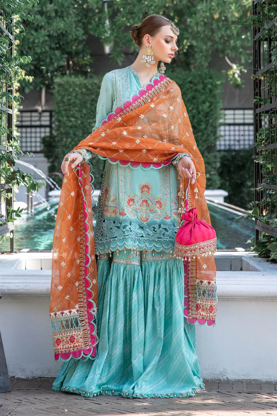 MARIA B EID LAWN COLLECTION EL-23-05-Sea Green - Rang-e-Khaas