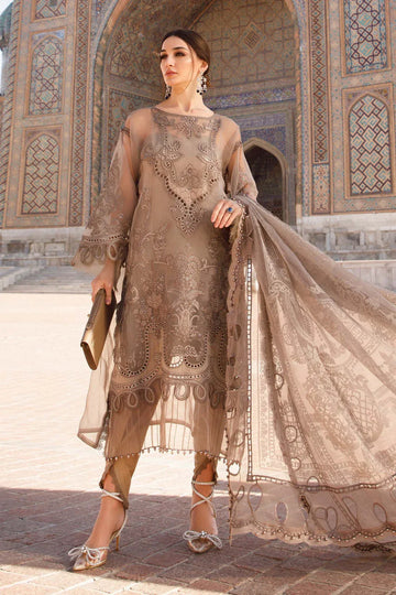 MARIA B EMBROIDED UNSTITCHED LAWN  D-2303-A - Rang-e-Khaas
