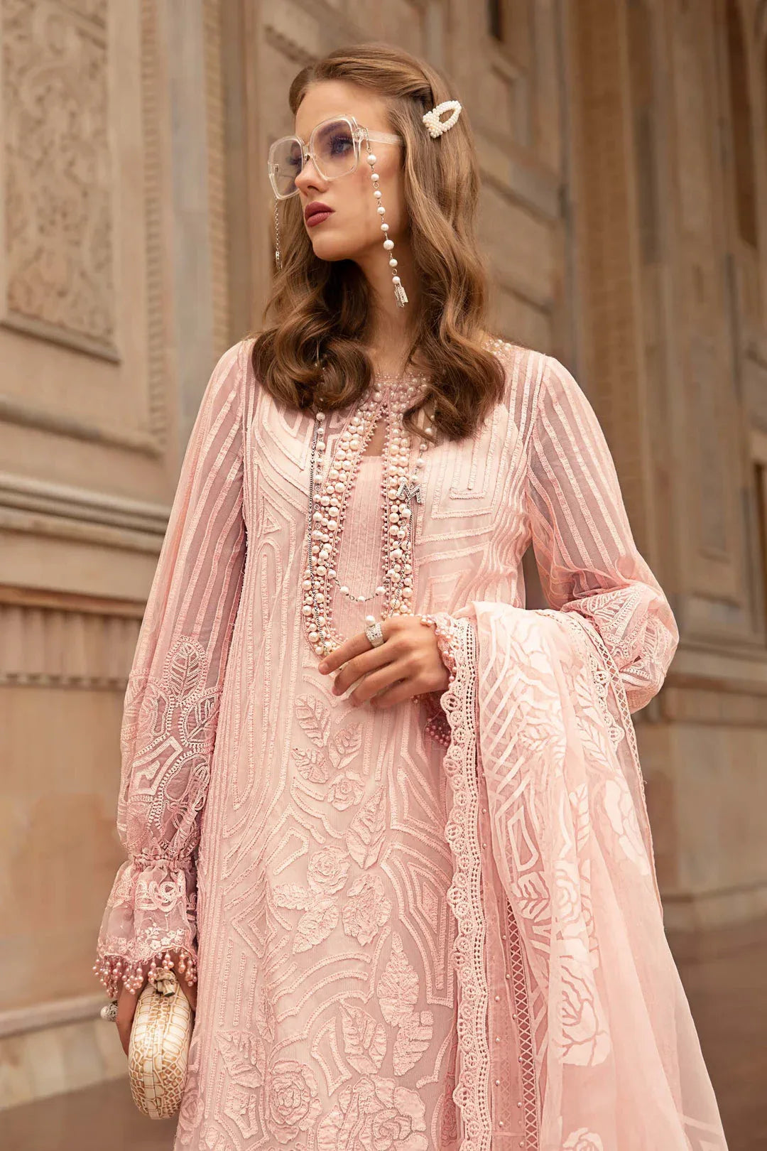 MARIA B EMBROIDED UNSTITCHED LAWN  D-2306-A - Rang-e-Khaas
