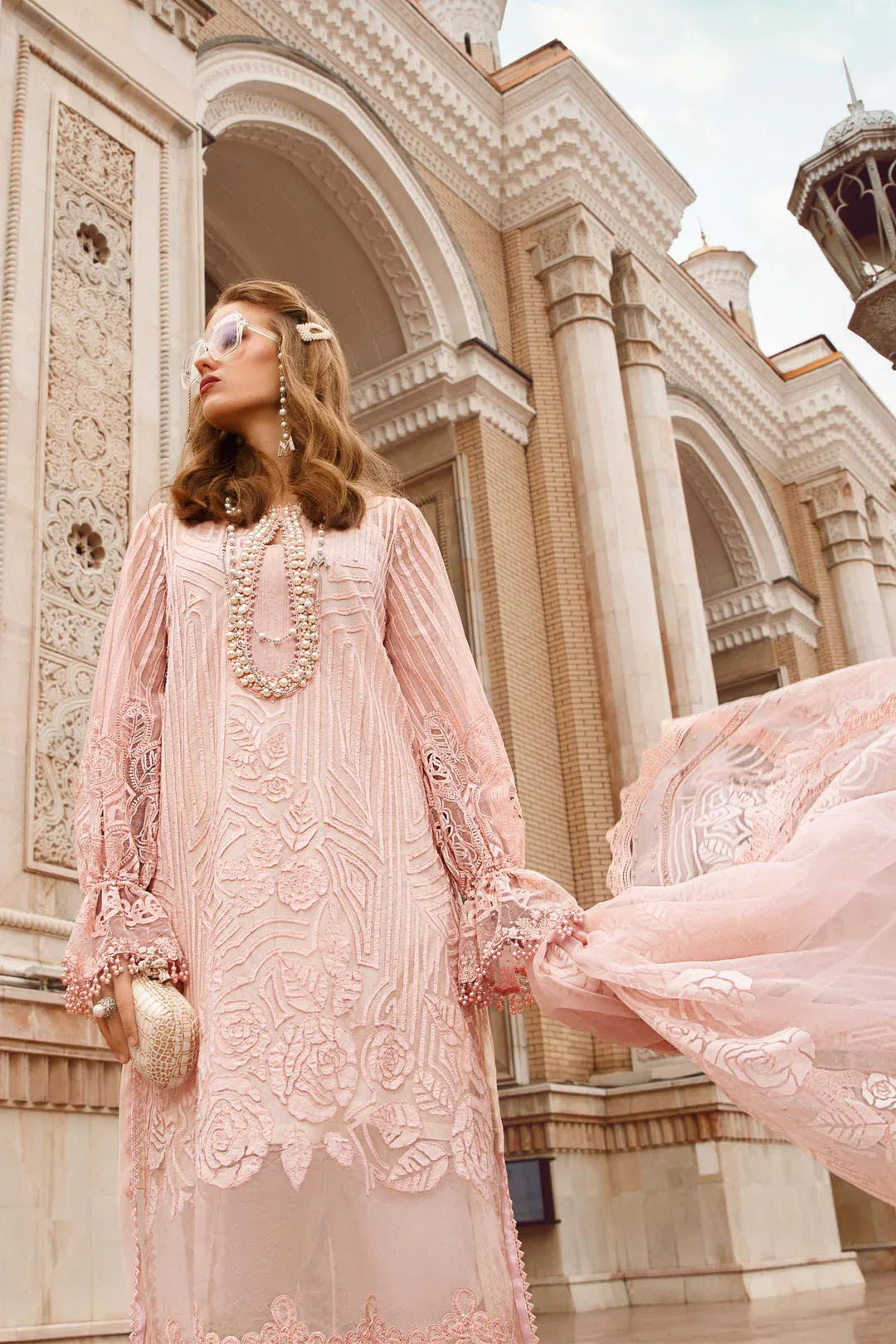 MARIA B EMBROIDED UNSTITCHED LAWN  D-2306-A - Rang-e-Khaas