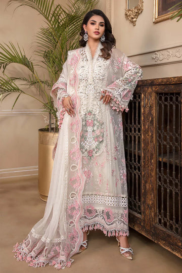 MARIA B Off White BD-2604 MBROIDERED - Rang-e-Khaas