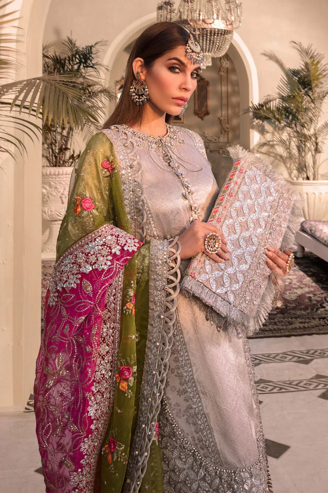 MARIA B Silver BD-2601 MBROIDERED - Rang-e-Khaas
