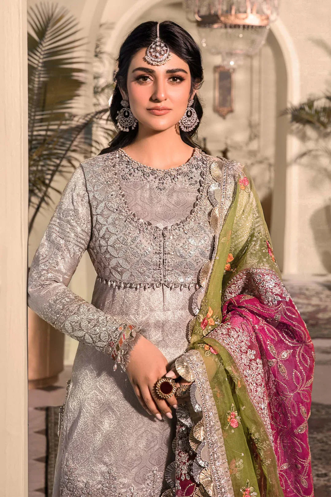 MARIA B Silver BD-2601 MBROIDERED - Rang-e-Khaas