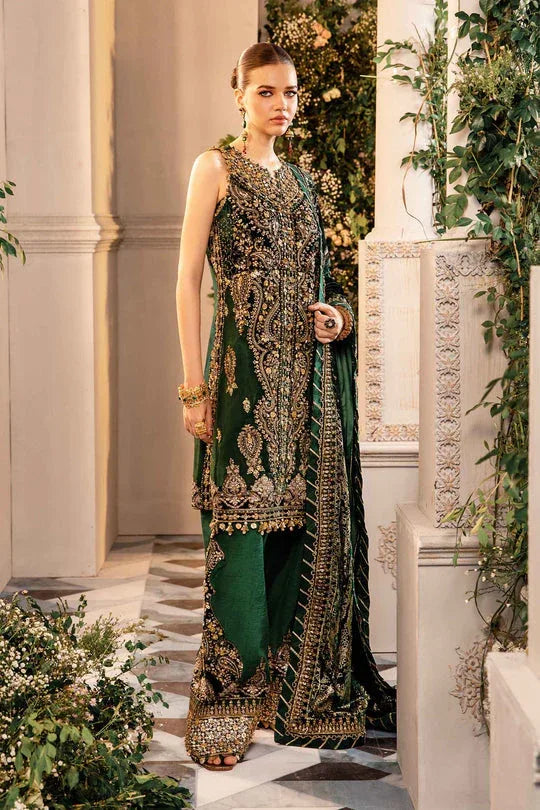 MARIA B__3 Piece Embroidered Organza Suit | BD-2904 - Rang-e-Khaas