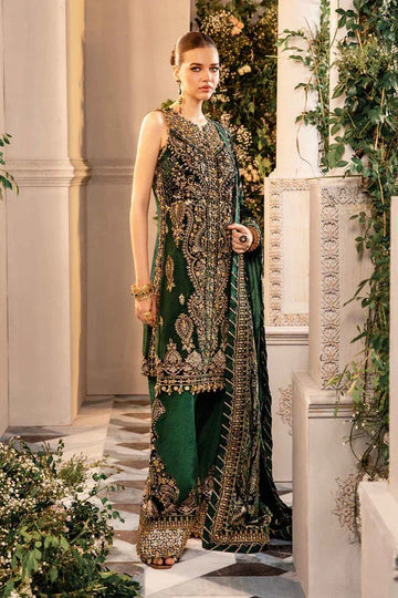 MARIA B__3 Piece Embroidered Organza Suit | BD-2904 - Rang-e-Khaas