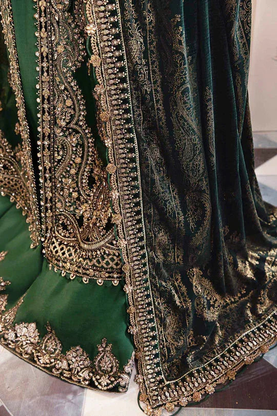 MARIA B__3 Piece Embroidered Organza Suit | BD-2904 - Rang-e-Khaas