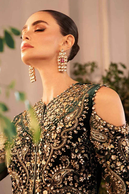 MARIA B__3 Piece Embroidered Organza Suit | BD-2904 - Rang-e-Khaas