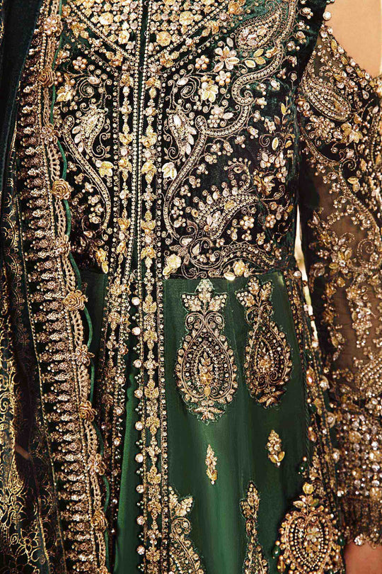 MARIA B__3 Piece Embroidered Organza Suit | BD-2904 - Rang-e-Khaas