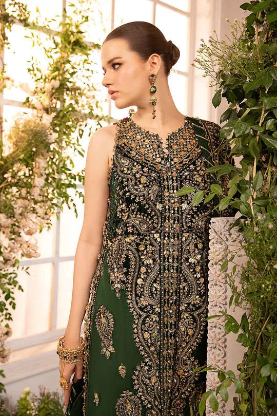 MARIA B__3 Piece Embroidered Organza Suit | BD-2904 - Rang-e-Khaas