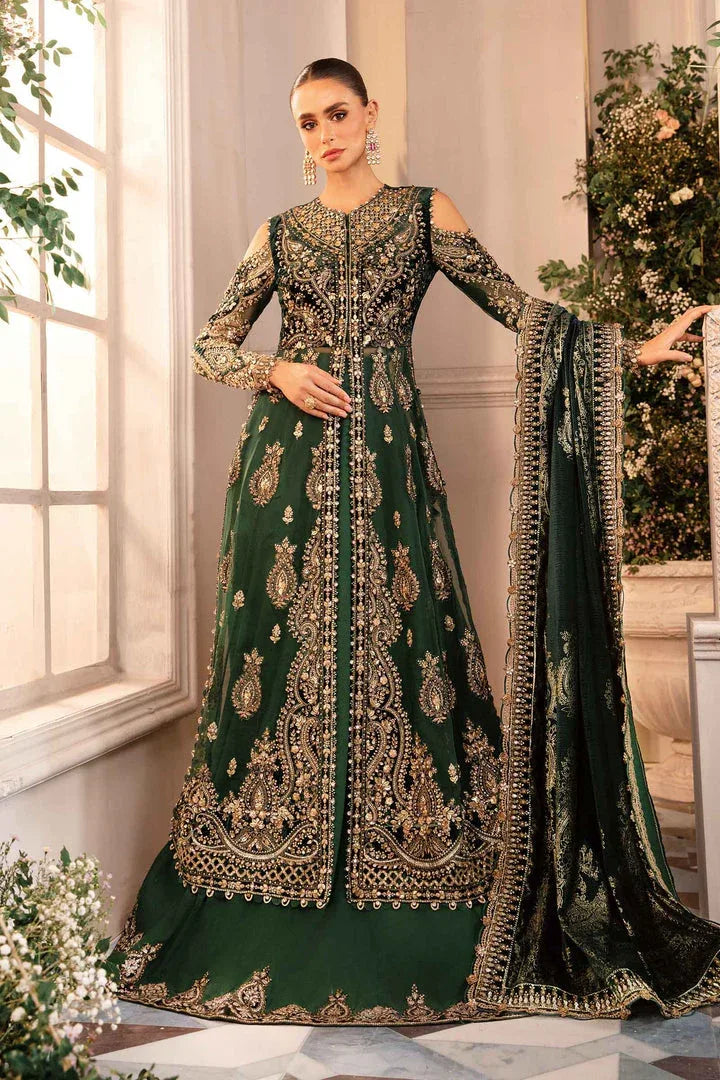 MARIA B__3 Piece Embroidered Organza Suit | BD-2904 - Rang-e-Khaas