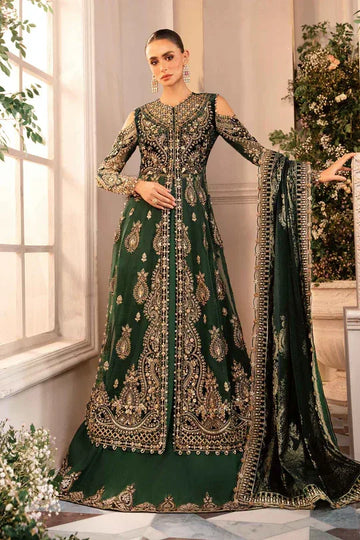MARIA B__3 Piece Embroidered Organza Suit | BD-2904 - Rang-e-Khaas