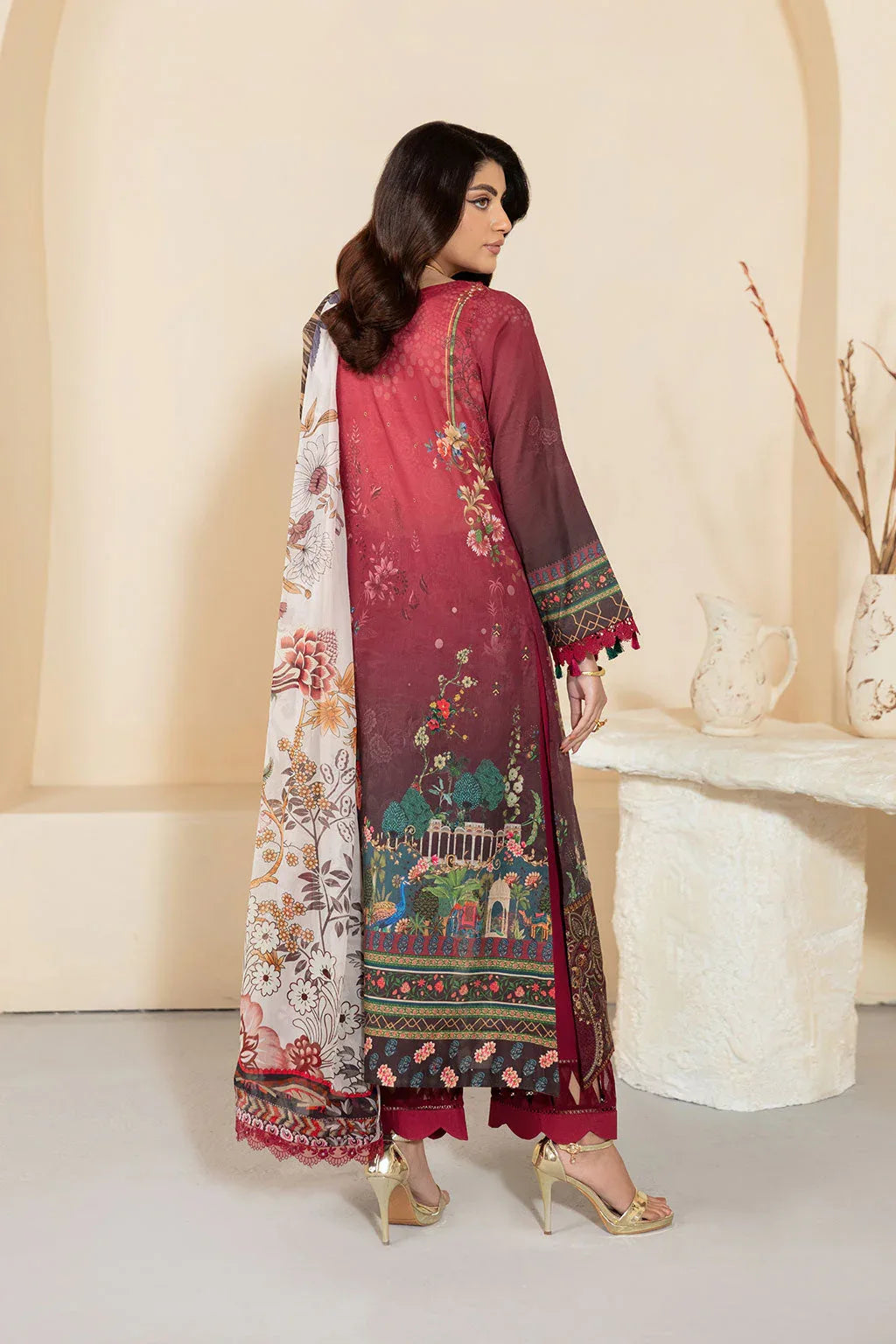 Ramsha | Mashaal Luxury Lawn | L-1303 - Rang-e-Khaas