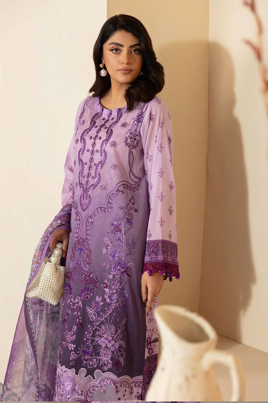 Ramsha | Mashaal Luxury Lawn | L-1304 - Rang-e-Khaas