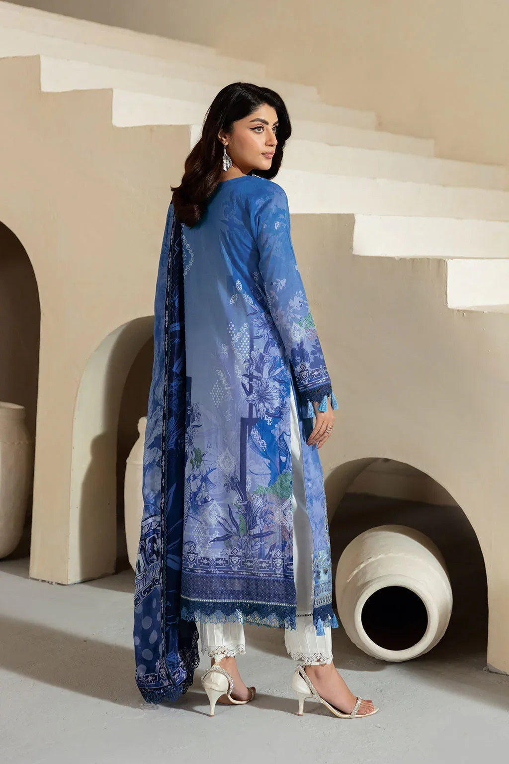 Ramsha | Mashaal Luxury Lawn | L-1302 - Rang-e-Khaas