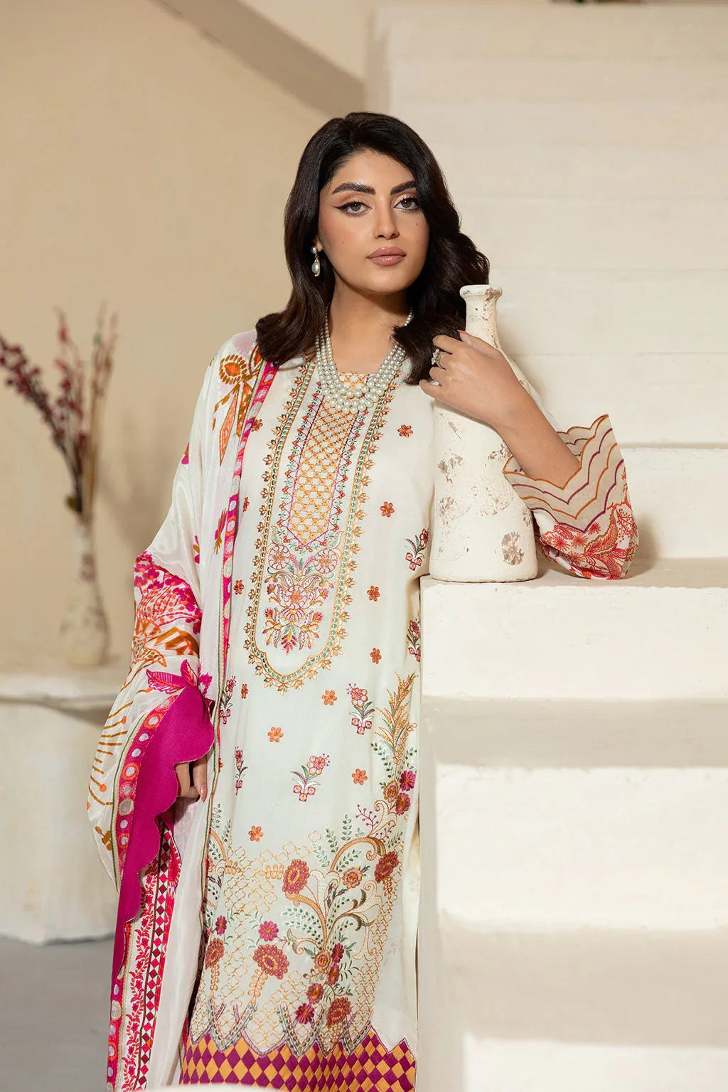 Ramsha | Mashaal Luxury Lawn | L-1308 - Rang-e-Khaas