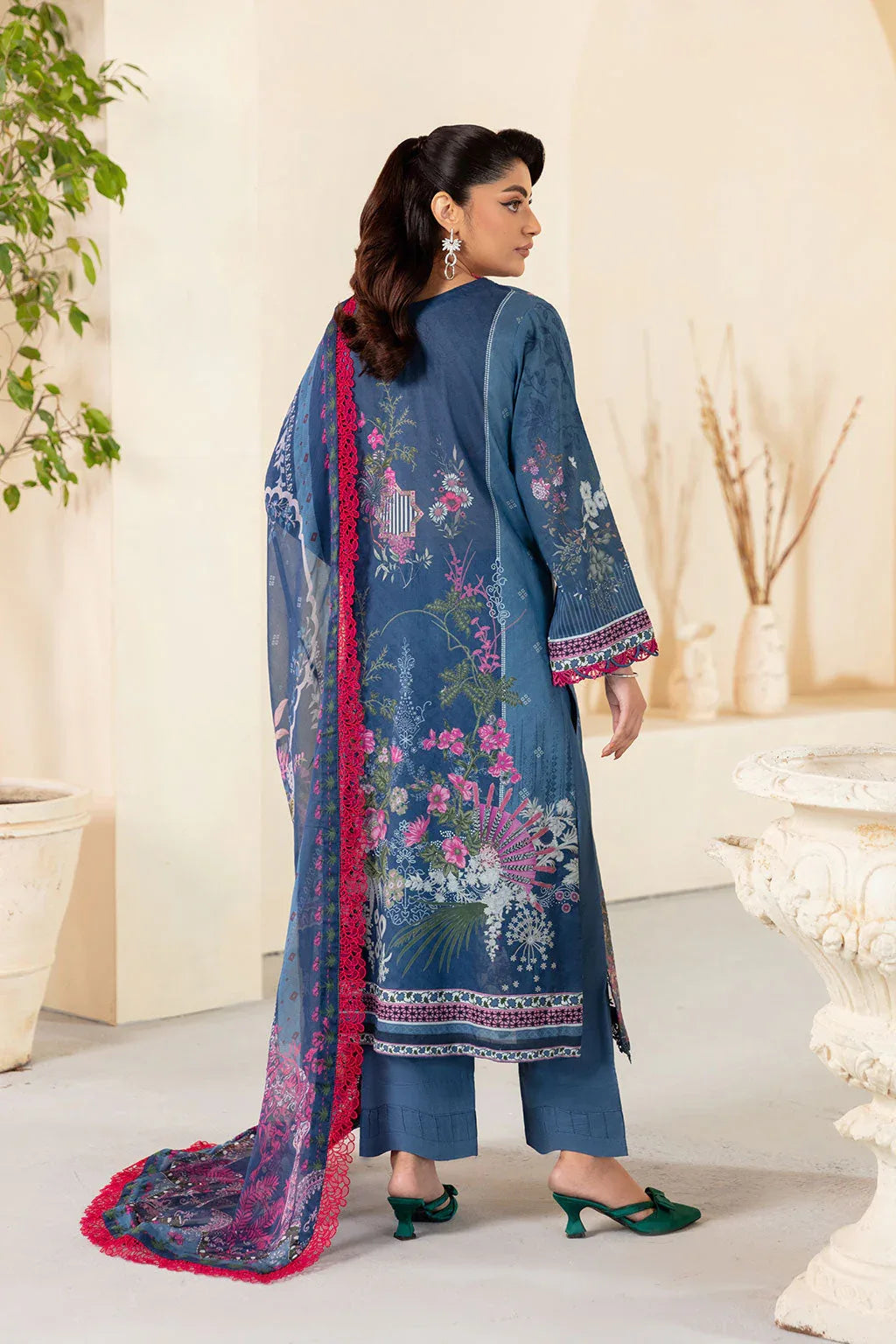 Ramsha | Mashaal Luxury Lawn | L-1305 - Rang-e-Khaas