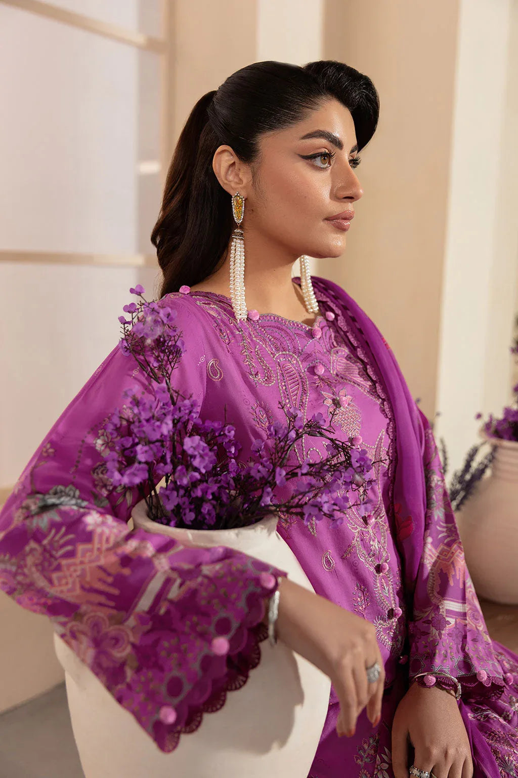 Ramsha | Mashaal Luxury Lawn | L-1312 - Rang-e-Khaas
