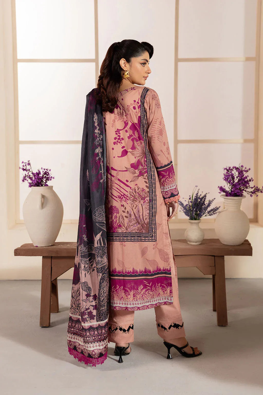 Ramsha | Mashaal Luxury Lawn | L-1306 - Rang-e-Khaas
