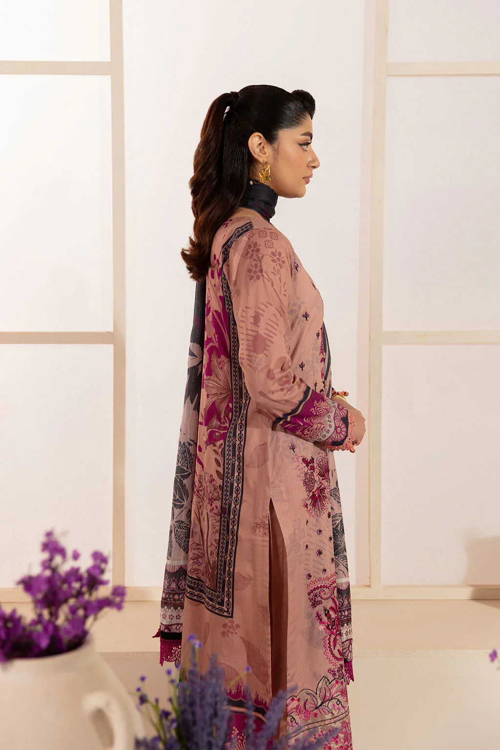 Ramsha | Mashaal Luxury Lawn | L-1306 - Rang-e-Khaas