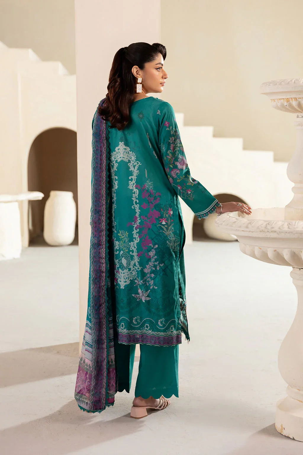 Ramsha | Mashaal Luxury Lawn | L-1310 - Rang-e-Khaas
