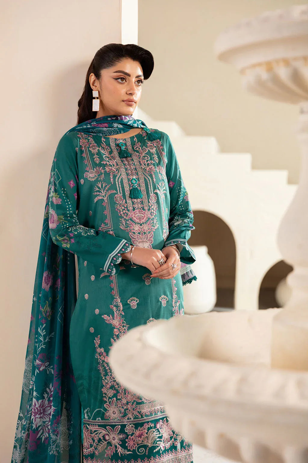 Ramsha | Mashaal Luxury Lawn | L-1310 - Rang-e-Khaas