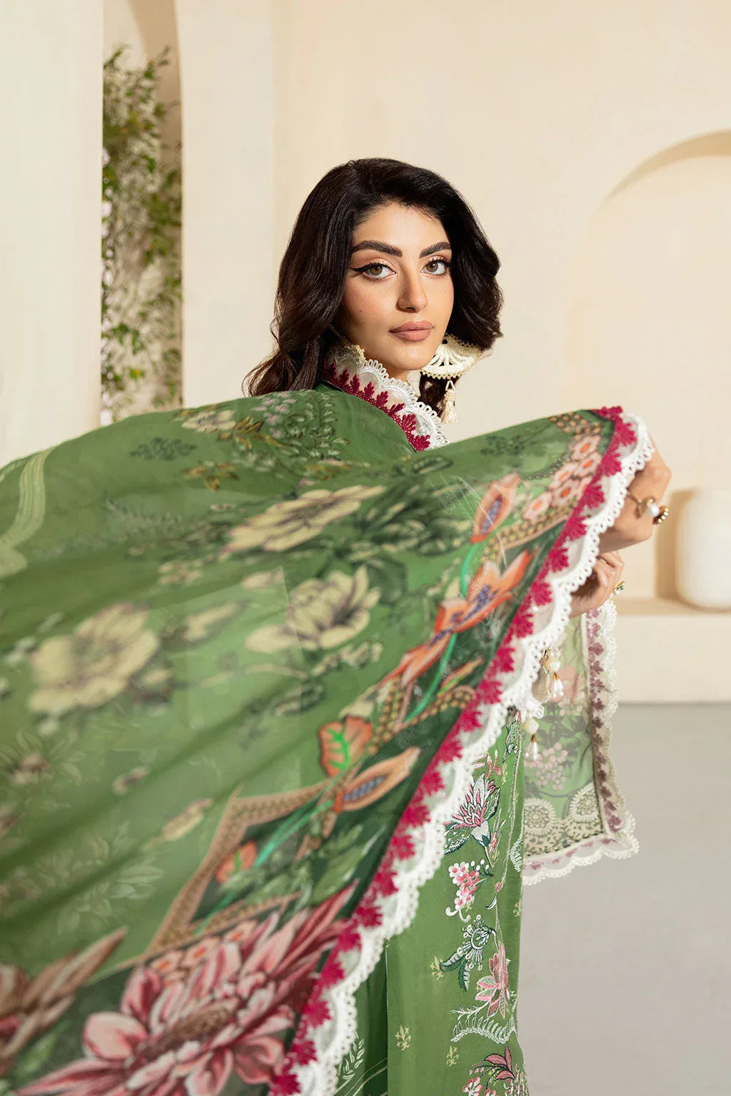 Ramsha | Mashaal Luxury Lawn | L-1307 - Rang-e-Khaas