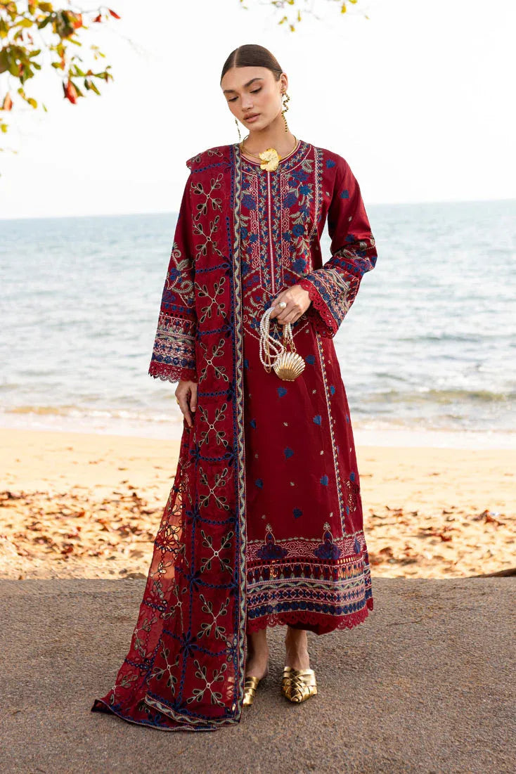 Marjjan | Fasana Lawn | MBL-07 A - Rang-e-Khaas