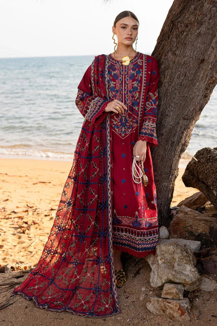 Marjjan | Fasana Lawn | MBL-07 A - Rang-e-Khaas
