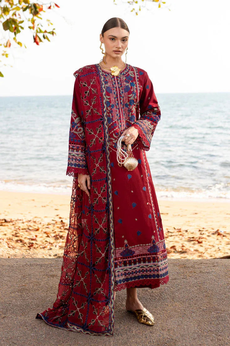 Marjjan | Fasana Lawn | MBL-07 A - Rang-e-Khaas