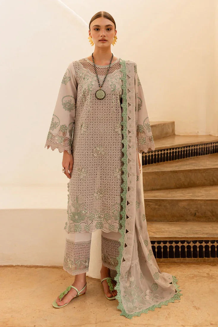 Marjjan | Fasana Lawn | MBL-08 B - Rang-e-Khaas