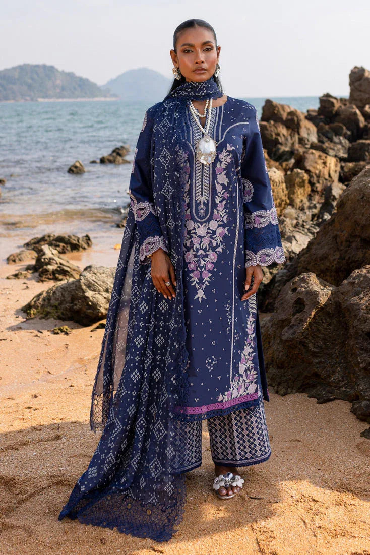 Marjjan | Fasana Lawn | MBL-09 B - Rang-e-Khaas