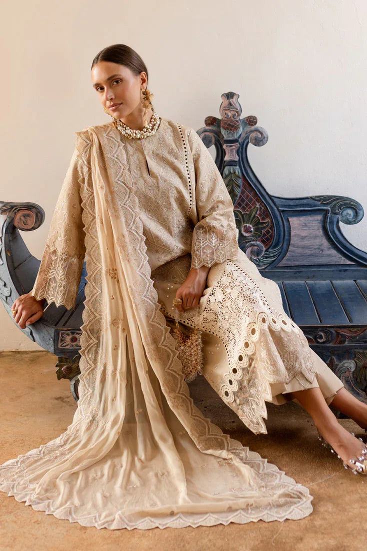 Marjjan | Fasana Lawn | MBL-12 A - Rang-e-Khaas