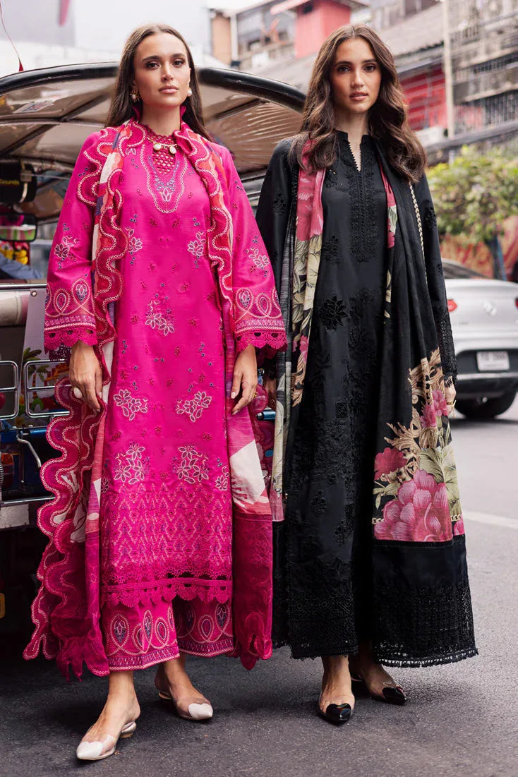 Marjjan | Carnation Lawn | MBL-17 B (HOT PINK) - Rang-e-Khaas