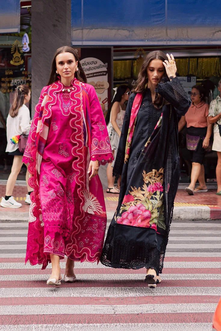 Marjjan | Carnation Lawn | MBL-17 B (HOT PINK) - Rang-e-Khaas
