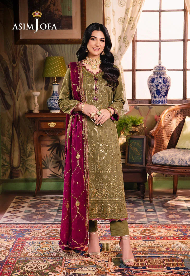 Asim Jofa | Afsanay Luxury Pret | AJLP-08 - Rang-e-Khaas